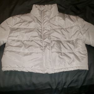 Cropped bubble jacket